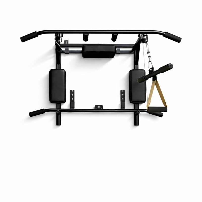 Barra multifuncional con sistema de polea para gimnasio – EON Ecuador